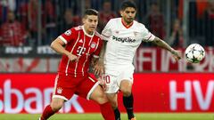 James Rodr&iacute;guez y Ever Banega