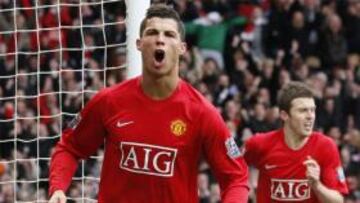 <b>INGLATERRA </b>Cristiano Ronaldo, celebrando un gol.