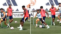 Mbappé and Rodrygo ignite Real Madrid training with flawless chemistry and Ronaldo’s iconic celebration