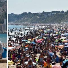 La prensa británica compara el caos de sus playas con Benidorm