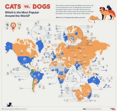 España, ¿país de perros o de gatos?