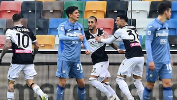 Udinese - Atalanta, en vivo online: Serie A, en directo