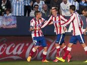 Málaga - Atlético (2-2): Griezmann salva los muebles