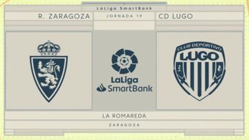 Resumen y gol del Zaragoza vs. Lugo de la Liga Smartbank