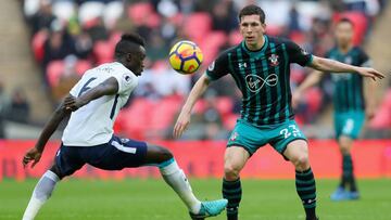 El central colombiano D&aacute;vinson S&aacute;nchez en la victoria del Tottenham Hostpur 5-2 sobre Southampton por la fecha 20 de la Premier League