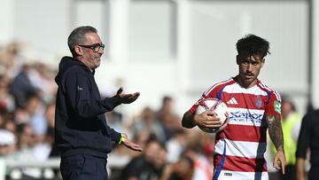 Bolo, en el partido del Burgos ante el Granada.