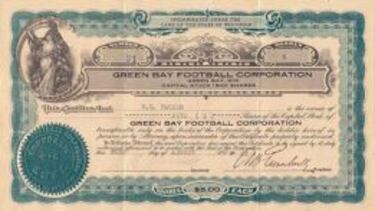 Acción de los Packers en 1923.