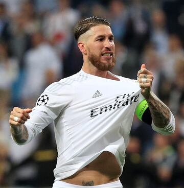 Así ha cambiado el look de Sergio Ramos en el Real Madrid