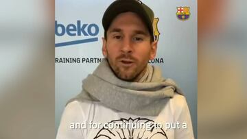 Messi thanks Barça fans after Getafe goal voted best of all time