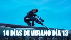 Fortnite 14 días de verano día 13: fusil de tirador de cerrojo y Cazatormentas (dúos)