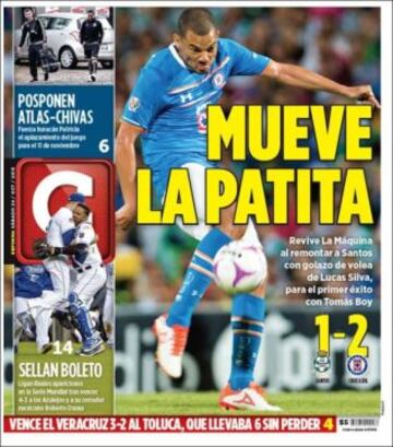 Las portadas de los diarios deportivos en el mundo