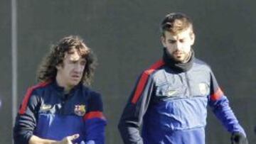 Piqué y Puyol vuelven a jugar juntos un año después
