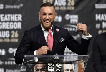 Mayweather-McGregor presentan el combate del siglo