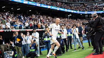 ¿Cómo recibir a tus ídolos? El Bernabéu lo explica con Zidane