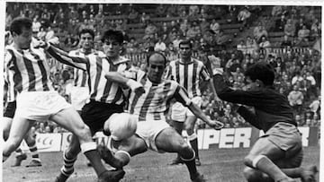 Arieta, en una jugada en busca del gol