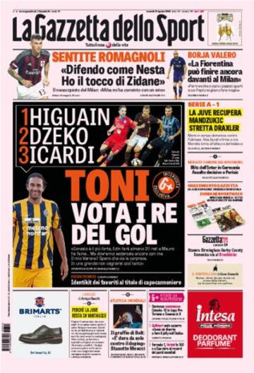 Portadas de la prensa deportiva