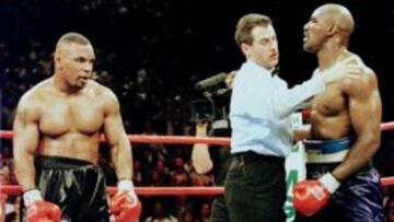 OTRA VEZ EN EL CINE. Mike Tyson contra Holyfield en Las Vegas.