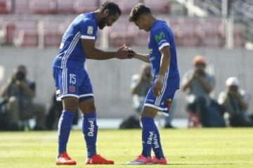 Universidad de Chile y Wanderers, en imágenes. 