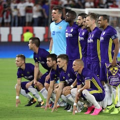 Sevilla-Maribor en imágenes