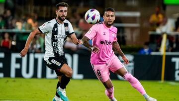 Matheus durante el duelo en Cartagonova