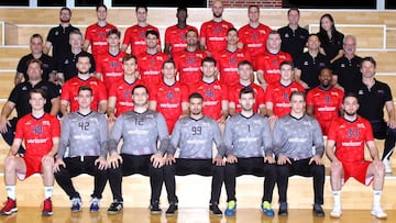 Imagen del equipo de Estados Unidos que tenía previsto competir en el Mundial de Balonmano de Egipto 2021.