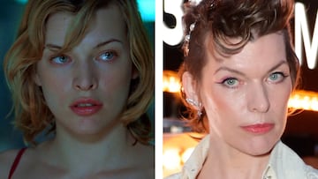 Los protagonistas de la película Resident Evil con Milla Jovovich