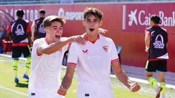 Celebración sevillista.