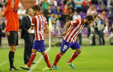 Arda Turan sustituye a David Villa.