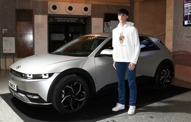 El jugador de la selección española de baloncesto sub-19, Lucas Langarita. 
 