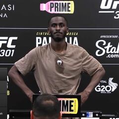 Gomis cae del UFC 301 tras casi desmayarse en el pesaje