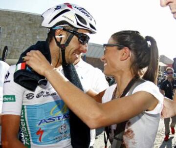 Fabio Aru emocionado tras ganar La Vuelta.