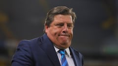 Miguel Herrera durante el partido contra el Atlas.