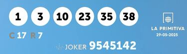 La Primitiva: comprobar los resultados del sorteo de hoy, jueves 29 de mayo