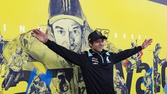 Rossi en su mural del Ricardo Tormo.