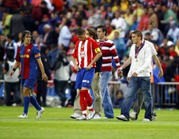 20 de mayo de 2007. El Barcelona ganó 0-6 y Fernando Torres puso fin a su primer ciclo con el equipo colchonero.