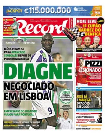 Portadas de la prensa mundial