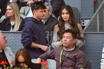 Adri Contreras en el Mutua viendo la semifinal entre Taylor Fritz y Andrey Rublev. 