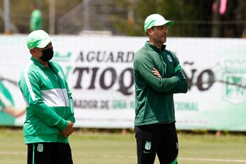 Atlético Nacional entrena de cara al partido frente a Patriotas por la Fecha 14 de la Liga BetPlay.