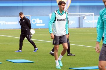 Juanpe en un entrenamiento.