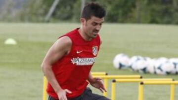 Villa se está esforzando al máximo durante sus primeros días de pretemporada.