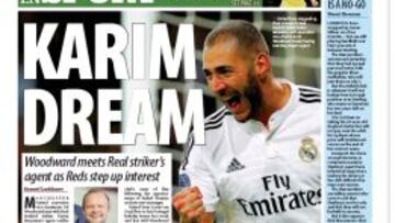 El agente de Karim Benzema se reunió con el Manchester United