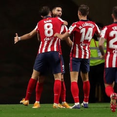 1x1 del Atlético: Carrasco mata, Koke gobierna y Hermoso crece