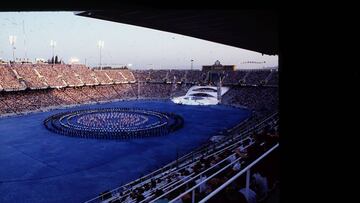 El estadio de Montjuïc, durante los Juegos de Barcelona 92.