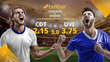 CD Tenerife vs. Real Oviedo: horario, TV, estadísticas, clasificación y pronósticos