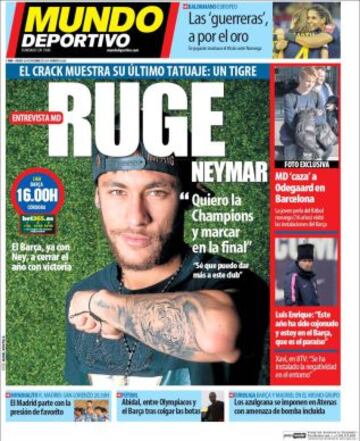 Portadas de la prensa deportiva