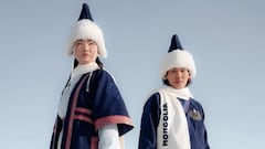 Who designed Mongolia’s Winter Olympics uniforms for opening ceremony?