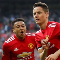 Ander Herrera mete a Mourinho en la final de la FA Cup