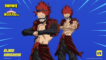 fortnite my hero academia nuevas skins shoto todoroki eijiro kirishima mina ashido