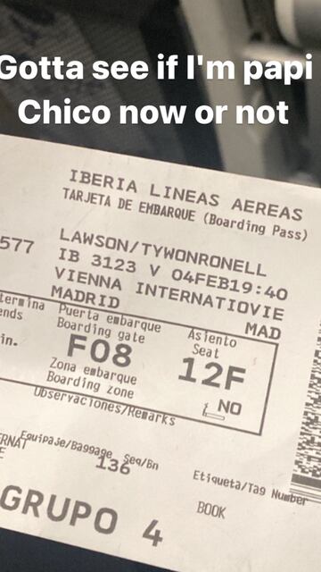 El exNBA, Ty Lawson, la lía en el Aeropuerto de Madrid agrediendo a dos empleados de Iberia