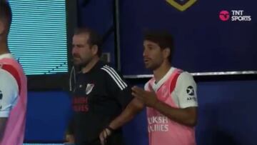 La reacción que enamora a River de Ponzio tras el gol de Palavecino